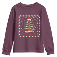 Merry Fishmas Youth Sweatshirt Funny Xmas Fishing Lover Gift - Wonder Print Shop
