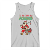 Id Rather Be Fishing Tank Top Funny Christmas Holiday Gift - Wonder Print Shop