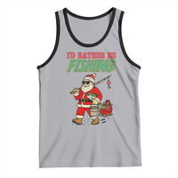 Id Rather Be Fishing Tank Top Funny Christmas Holiday Gift - Wonder Print Shop