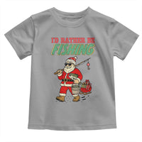 Id Rather Be Fishing Toddler T Shirt Funny Christmas Holiday Gift - Wonder Print Shop