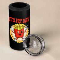 Funny French Fries Lover 4 in 1 Can Cooler Tumbler It Is Fry Day