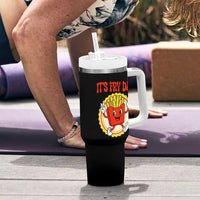 Funny French Fries Lover Tumbler With Handle It Is Fry Day
