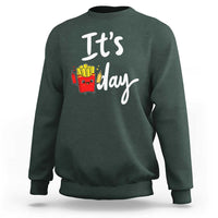 It Is Fry Day Sweatshirt Funny French Fries Lover Gift - Wonder Print Shop