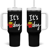 It Is Fry Day Tumbler With Handle Funny French Fries Lover Gift
