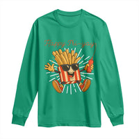 Funny French Fries Lover Long Sleeve Shirt Happy Friyay Gift - Wonder Print Shop