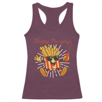 Funny French Fries Lover Racerback Tank Top Happy Friyay Gift - Wonder Print Shop