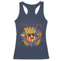 Funny French Fries Lover Racerback Tank Top Happy Friyay Gift - Wonder Print Shop