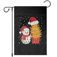 Funny Snowman Decorating French Fries Garden Flag Christmas Gift - Wonder Print Shop