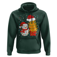 Funny Snowman Decorating French Fries Hoodie Christmas Gift - Wonder Print Shop
