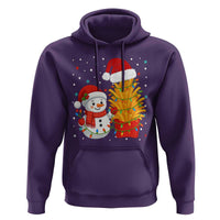 Funny Snowman Decorating French Fries Hoodie Christmas Gift - Wonder Print Shop