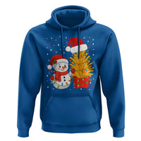 Funny Snowman Decorating French Fries Hoodie Christmas Gift - Wonder Print Shop