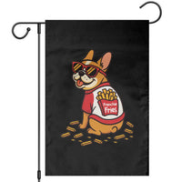Frenchie Fries Garden Flag Funny French Bulldog Lover Gift - Wonder Print Shop