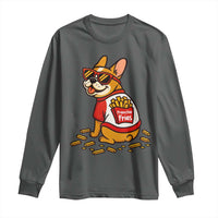 Frenchie Fries Long Sleeve Shirt Funny French Bulldog Lover Gift - Wonder Print Shop