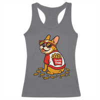 Frenchie Fries Racerback Tank Top Funny French Bulldog Lover Gift - Wonder Print Shop
