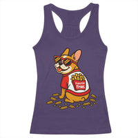 Frenchie Fries Racerback Tank Top Funny French Bulldog Lover Gift - Wonder Print Shop