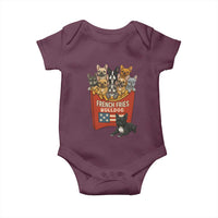 Funny French Fries Bulldog Baby Onesie Dog Lover Gift - Wonder Print Shop