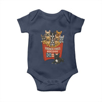 Funny French Fries Bulldog Baby Onesie Dog Lover Gift - Wonder Print Shop