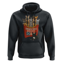 Funny French Fries Bulldog Hoodie Dog Lover Gift - Wonder Print Shop