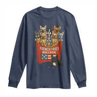 Funny French Fries Bulldog Long Sleeve Shirt Dog Lover Gift - Wonder Print Shop