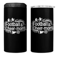 Football And Cheer Mom Quote 4 in 1 Can Cooler Tumbler Sport Cheerleading Season Gift - Wonder Print Shop