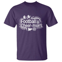 Football And Cheer Mom Quote T Shirt Sport Cheerleading Season Gift - Wonder Print Shop
