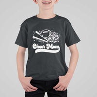 Cheer Mom Football Game Day T Shirt For Kid Cheerleader Team Spirit Gift - Wonder Print Shop