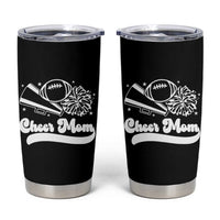 Cheer Mom Football Game Day Tumbler Cup Cheerleader Team Spirit Gift - Wonder Print Shop