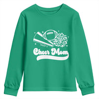 Cheer Mom Football Game Day Youth Sweatshirt Cheerleader Team Spirit Gift - Wonder Print Shop