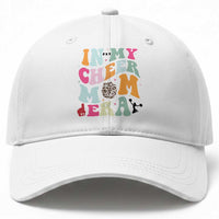 In My Cheer Mom Era Baseball Cap Cheerleading Gift