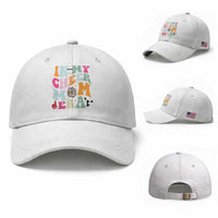 In My Cheer Mom Era Baseball Cap Cheerleading Gift