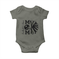 Proud Football And Cheer Mom Quote Baby Onesie Gift For Sports Season - Wonder Print Shop