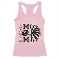 Proud Football And Cheer Mom Quote Racerback Tank Top Gift For Sports Season - Wonder Print Shop