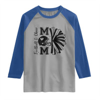 Proud Football And Cheer Mom Quote Raglan Shirt Gift For Sports Season - Wonder Print Shop