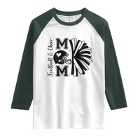 Proud Football And Cheer Mom Quote Raglan Shirt Gift For Sports Season - Wonder Print Shop