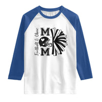 Proud Football And Cheer Mom Quote Raglan Shirt Gift For Sports Season - Wonder Print Shop