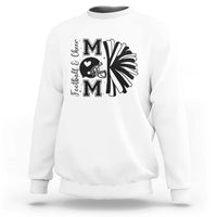Proud Football And Cheer Mom Quote Sweatshirt Gift For Sports Season - Wonder Print Shop