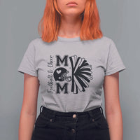 Proud Football And Cheer Mom Quote T Shirt For Women Gift For Sports Season - Wonder Print Shop