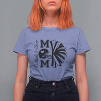Proud Football And Cheer Mom Quote T Shirt For Women Gift For Sports Season - Wonder Print Shop