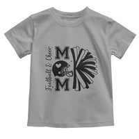 Proud Football And Cheer Mom Quote Toddler T Shirt Gift For Sports Season - Wonder Print Shop
