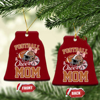 Funny Football And Cheer Mom Quote Ceramic Ornament Sports Season Gift - Wonder Print Shop