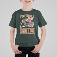 Funny Football And Cheer Mom Quote T Shirt For Kid Sports Season Gift - Wonder Print Shop