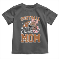 Funny Football And Cheer Mom Quote Toddler T Shirt Sports Season Gift - Wonder Print Shop