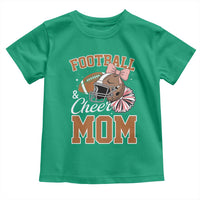 Funny Football And Cheer Mom Quote Toddler T Shirt Sports Season Gift - Wonder Print Shop