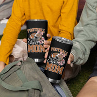 Funny Football And Cheer Mom Quote Tumbler Cup Sports Season Gift - Wonder Print Shop