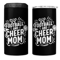 Football And Cheer Mom Quote 4 in 1 Can Cooler Tumbler Team Supporter Gift Idea - Wonder Print Shop