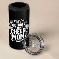 Football And Cheer Mom Quote 4 in 1 Can Cooler Tumbler Team Supporter Gift Idea - Wonder Print Shop