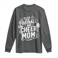 Football And Cheer Mom Quote Long Sleeve Shirt Team Supporter Gift Idea - Wonder Print Shop