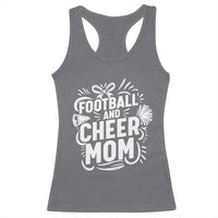 Football And Cheer Mom Quote Racerback Tank Top Team Supporter Gift Idea - Wonder Print Shop