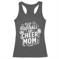 Football And Cheer Mom Quote Racerback Tank Top Team Supporter Gift Idea - Wonder Print Shop