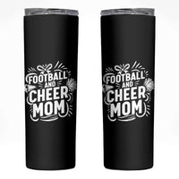 Football And Cheer Mom Quote Skinny Tumbler Team Supporter Gift Idea - Wonder Print Shop